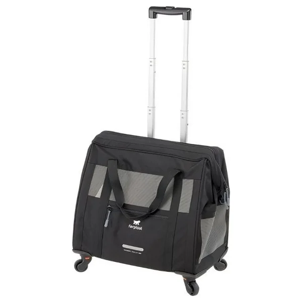 Ferplast Voyager 450 Kedi Ve Köpek Tekerlekli Taşıma Çantası Siyah 46x26x48 Cm Siyah - Görsel 4