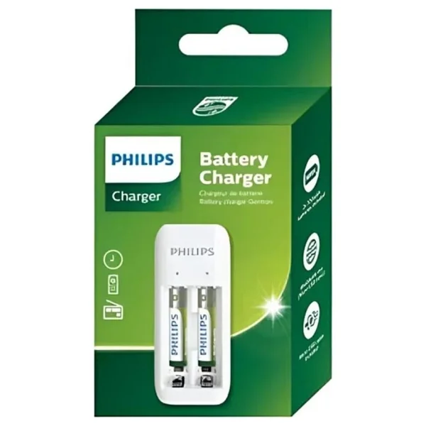 Philips Scb2070nb/00 Pil Şarj Cihazı + Micro USB + 700 mAh 2'li Aaa İnce Kalem Pil - Görsel 4