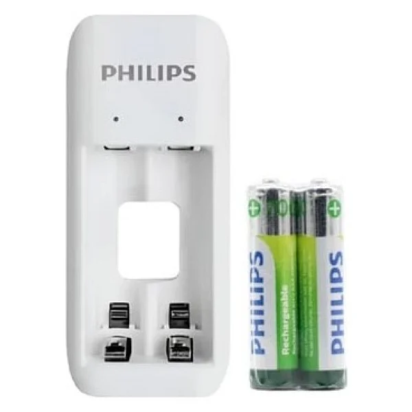 Philips Scb2070nb/00 Pil Şarj Cihazı + Micro USB + 700 mAh 2'li Aaa İnce Kalem Pil - Görsel 2