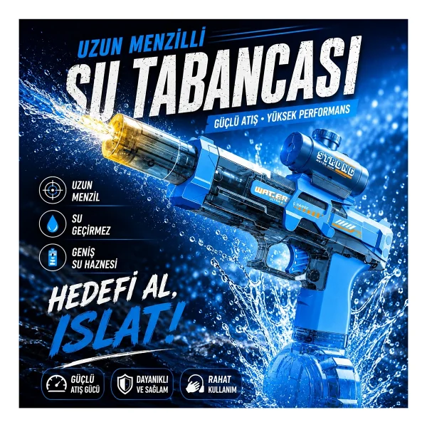 Zapp Toys USB Şarjlı 43 Cm Su Tabancası 4709 - Görsel 2