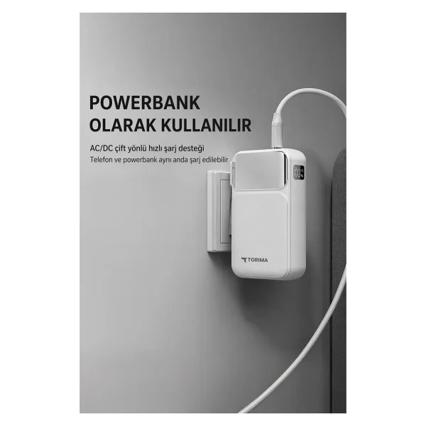 Torima Trm-1027 20000 mAh Hızlı Şarj Powerbank - Görsel 5