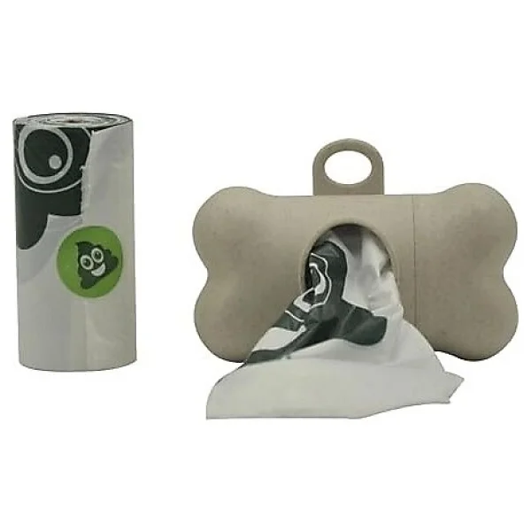 M-Pets Poo Bamboo Dışkı Toplama Seti 15 Yaprak - Görsel 2