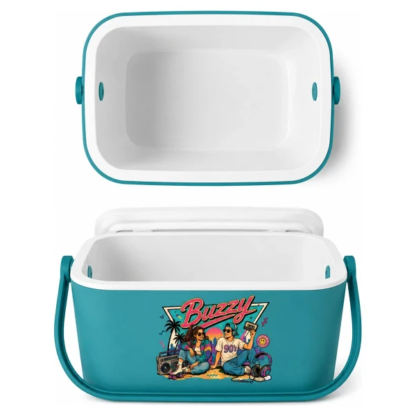 Kale Termos 20 Lt Buzzy Retro Buzluk Termos (1179 Cooler Box) - Turkuaz - Görsel 4