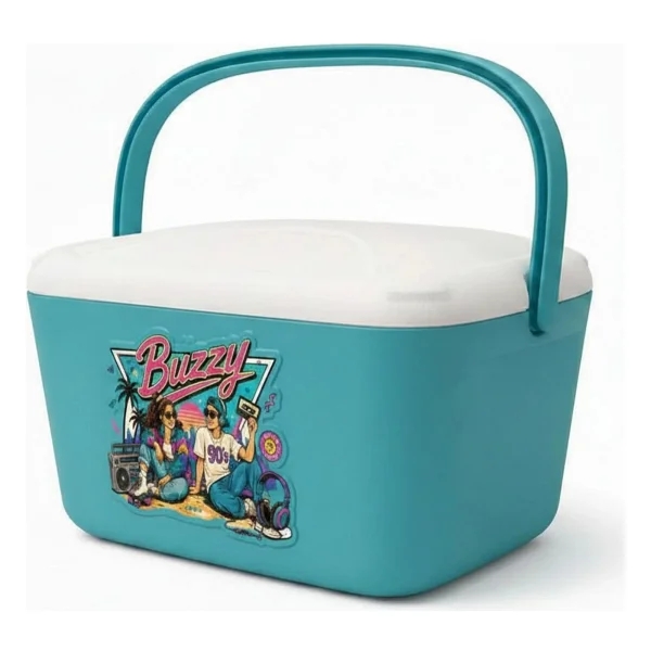 Kale Termos 20 Lt Buzzy Retro Buzluk Termos (1179 Cooler Box) - Turkuaz - Görsel 9