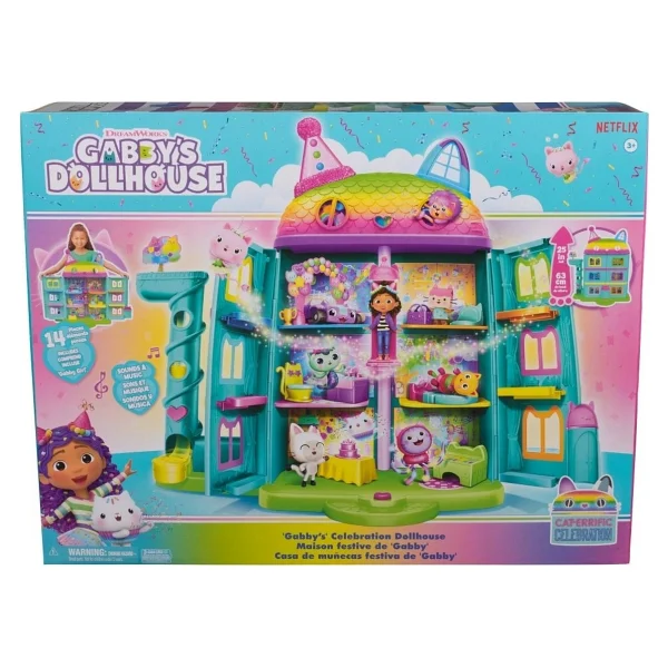 Gabby's Dollhouse 15 Parça Müzikli Kutlama Evi 6070742 - Görsel 3