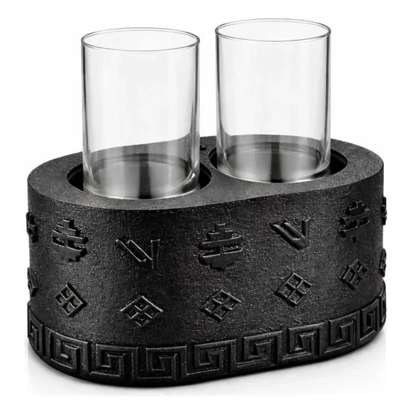 Mottopi Ehlikeyf Şişe Soğutucu Ve 2 Adet Çift Kadeh Soğutucu Ehlikeyf, Termojelli Şişe Soğutucu, Şarap, Rakı, Viski Kova Jelli - Şişe+2 Çift Kadeh Ehlikeyf - Görsel 6