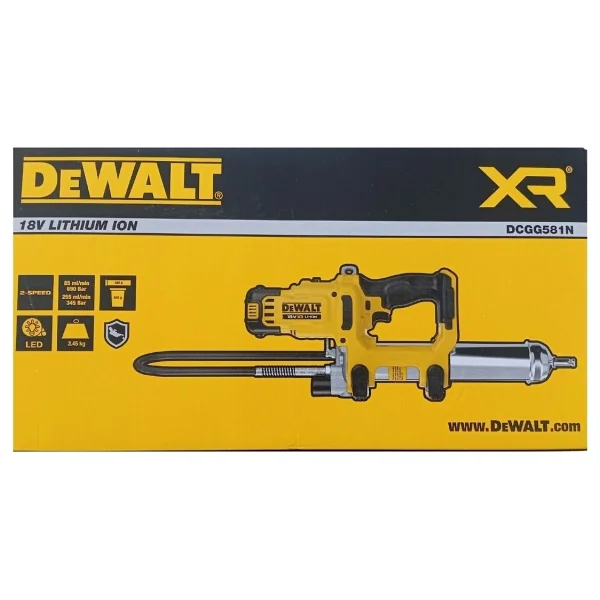 Dewalt DCGG581N Tek AKÜLÜ 4 Ah. Gres Tabancası - Görsel 3