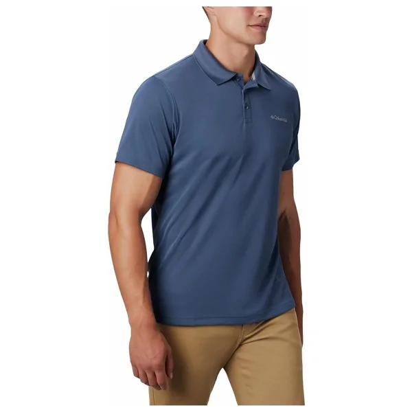 Columbia Utilizer Am0126-478 Mavi Kısa Kollu Polo Yaka Erkek Tişört - Görsel 8