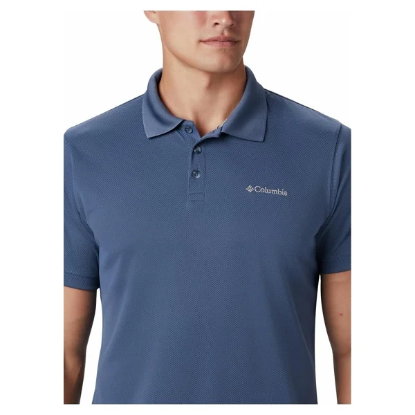 Columbia Utilizer Am0126-478 Mavi Kısa Kollu Polo Yaka Erkek Tişört - Görsel 9