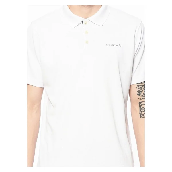 Columbia Utilizer Am0126-100 Beyaz Kısa Kollu Polo Yaka Erkek Tişört - Görsel 4