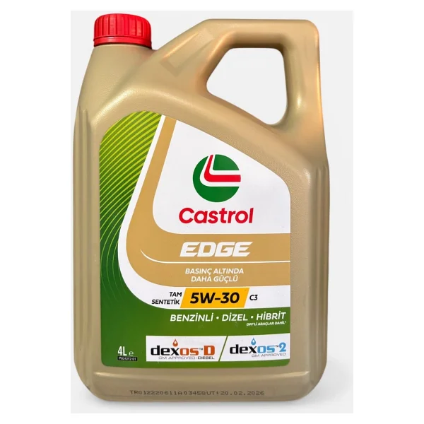 Castrol Edge 5w-30 C3 4 Lt Motor Yağı - 2026 - Görsel 2