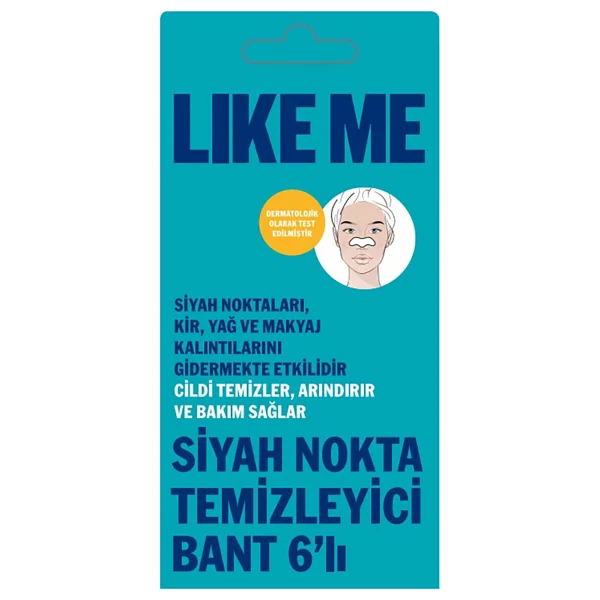 Like Me Siyah Nokta Temizleyici Bant 6'lı - Görsel 2