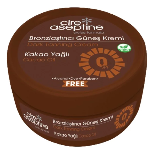 Cire Aseptine Kakao Yağlı 200 Ml 3 Adet Bronzlaştırıcı Krem - Görsel 2