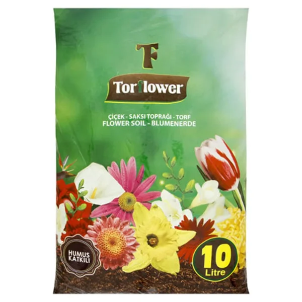 Torflower 10 Lt Çiçek Saksı Toprağı - Görsel 2
