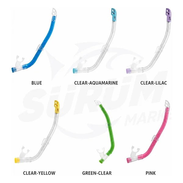 Cressi Top Şnorkel Blue - Görsel 7