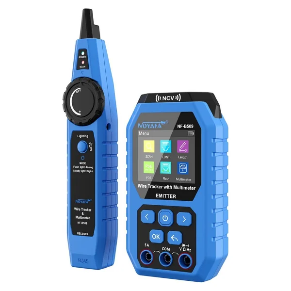 Noyafa Nf-B509 Dijital Multimetreli Kablo Test Ve İzleme Cihazı - Görsel 6