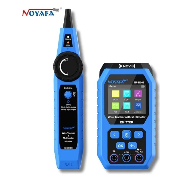 Noyafa Nf-B509 Dijital Multimetreli Kablo Test Ve İzleme Cihazı - Görsel 4