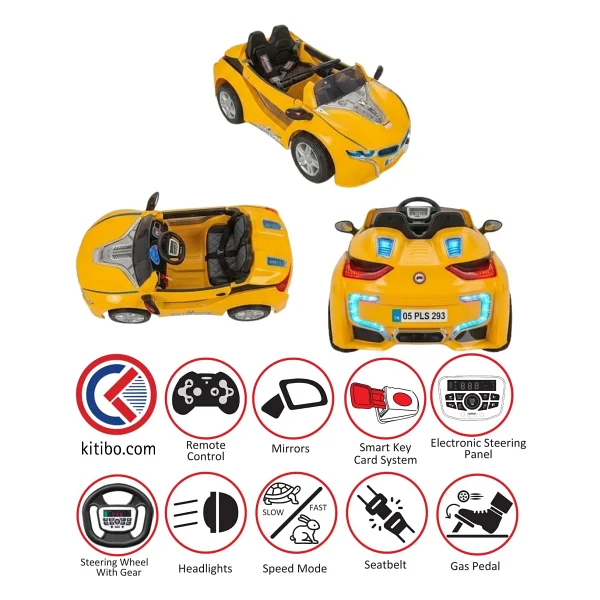 Pilsan Speed Sonic 05-293 12 V Uzaktan Kumandalı Akülü Araba - Görsel 3