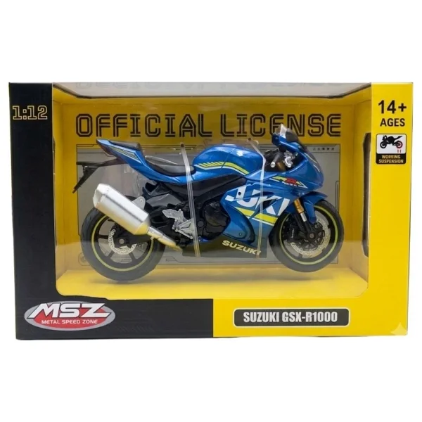 1/12 Suzuki Gsx-R1000 Model Motosiklet - Görsel 2
