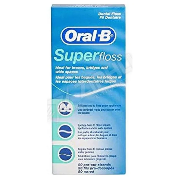 Oral-B Super Floss 50'li 4 Adet Diş İpi - Görsel 2