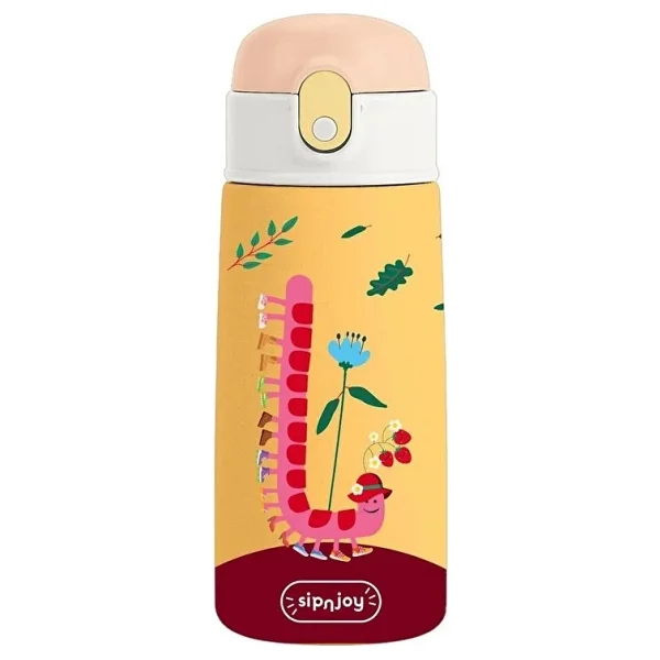Sipnjoy - Sipsquad Çocuk Su Termosu 480 Ml - Twisty Joy (2 Adet) - Görsel 4