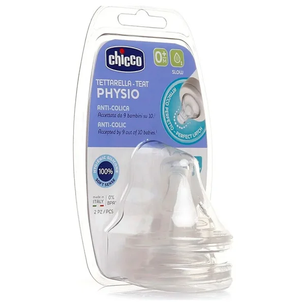Chicco Physio Yavaş Akış 0 Ay+ 2'li Biberon Emziği - Görsel 8