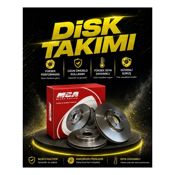Fiat Stilo Ön Fren Diski Hava Kanallı Takım Mga 46831041 - Görsel 2