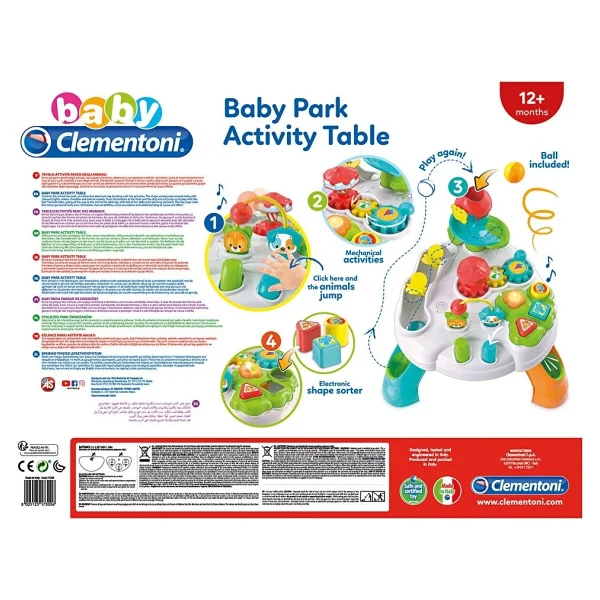 Clementoni Eğitici Bebek Parkı Aktivite Masası 17300 - Görsel 2