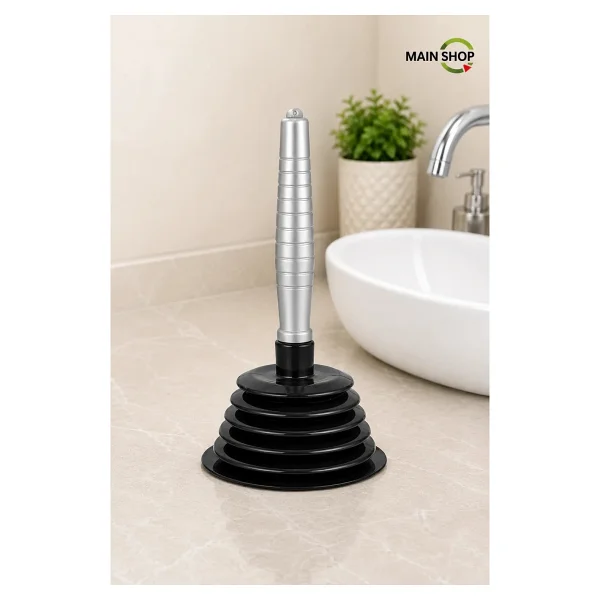 Main Shop 2 Adet Küçük Körüklü Küvet,Mutfak Ve Banyo Vantuz Pompa Tıkanık Lavabo Açıcı Manuel El Vantuzu M-102 - Görsel 2