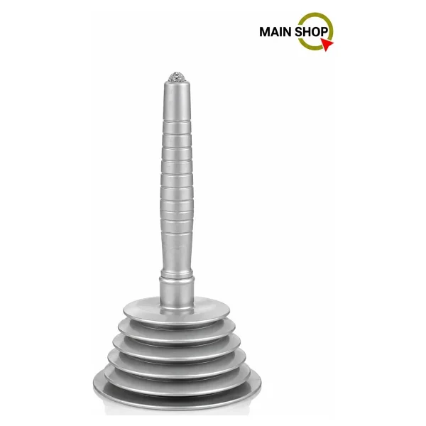 Main Shop Küçük Körüklü Küvet ,Mutfak Ve Banyo Vantuz Pompa Tıkanık Lavabo Açıcı Manuel El Vantuzu Gri M-102 - Görsel 2