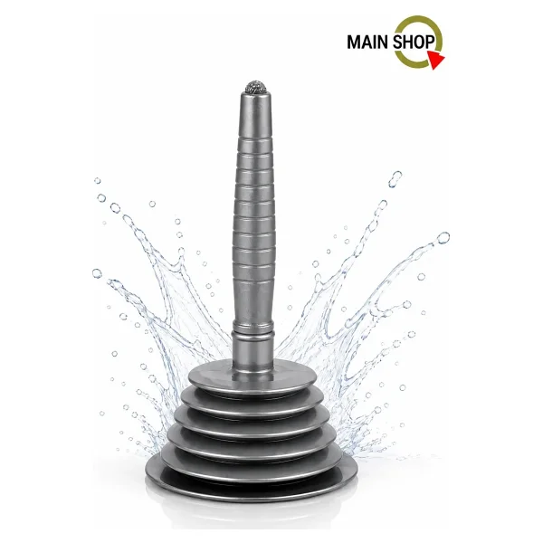 Main Shop Küçük Körüklü Küvet ,Mutfak Ve Banyo Vantuz Pompa Tıkanık Lavabo Açıcı Manuel El Vantuzu Gri M-102 - Görsel 3