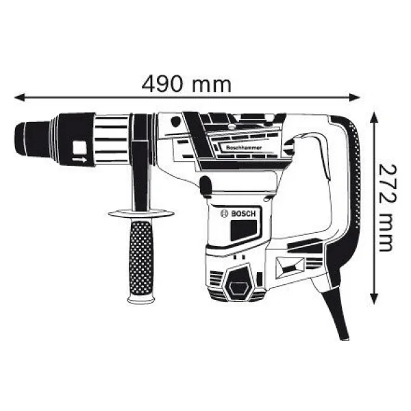 Bosch Gbh 5-40 D 1100 W Pnömatik Kırıcı-Delici - Görsel 6