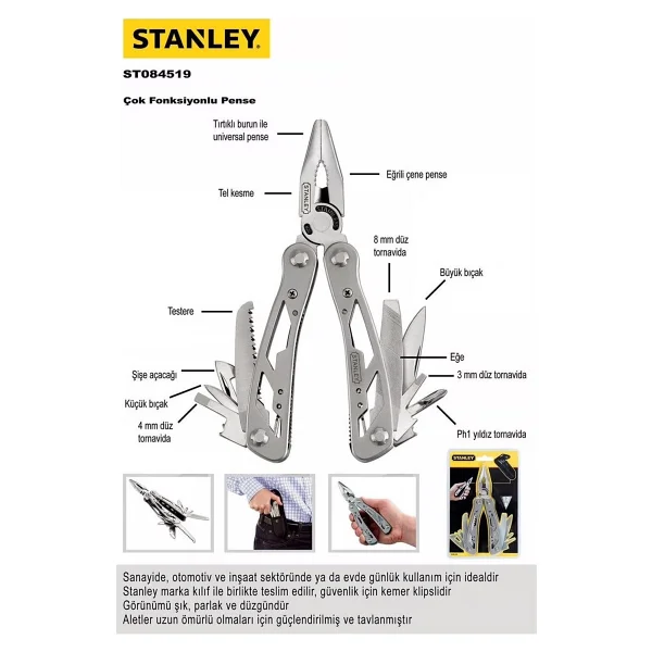 Stanley 0-84-519 Çok Fonksiyonlu Pense - Görsel 10