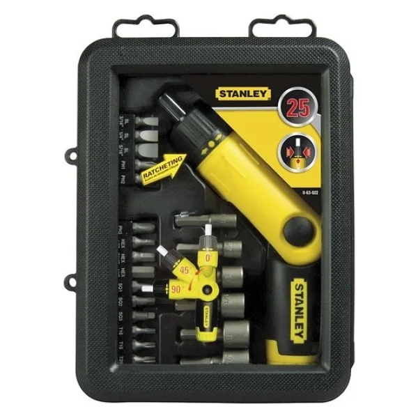 Stanley 0-63-022 25 Parça Cırcırlı Tornavida Seti - Görsel 2