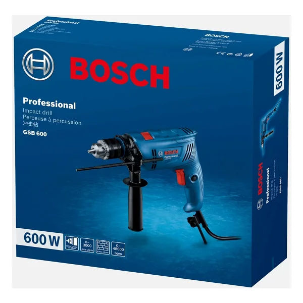 Bosch Gsb 600 Darbeli Matkap - Görsel 8