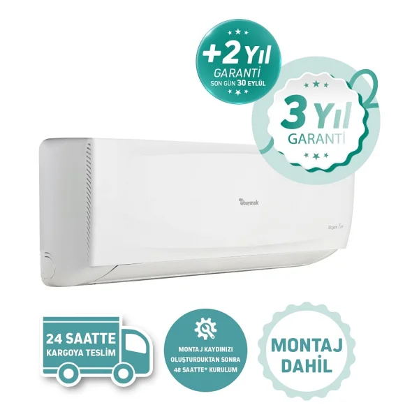 Baymak Elegant Eco 12 A++ 12000 Btu Inverter Duvar Tipi Klima - Görsel 3