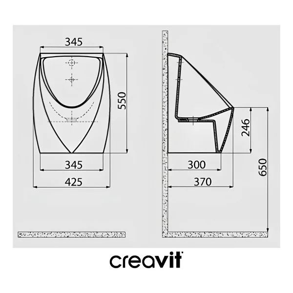 Creavit Flux Tp645-00cb00e-0001 Ankastre Fotoselli Pisuvar - Görsel 6