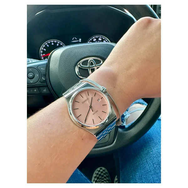 Casio Standart Mtp-B145d-4avdf Pembe Erkek Kol Saati - Görsel 7