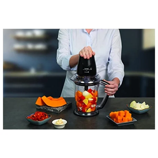 Tefal Masterchop XXL Maxi Siyah 500 W 4 Bıçaklı Doğrayıcı - Görsel 2