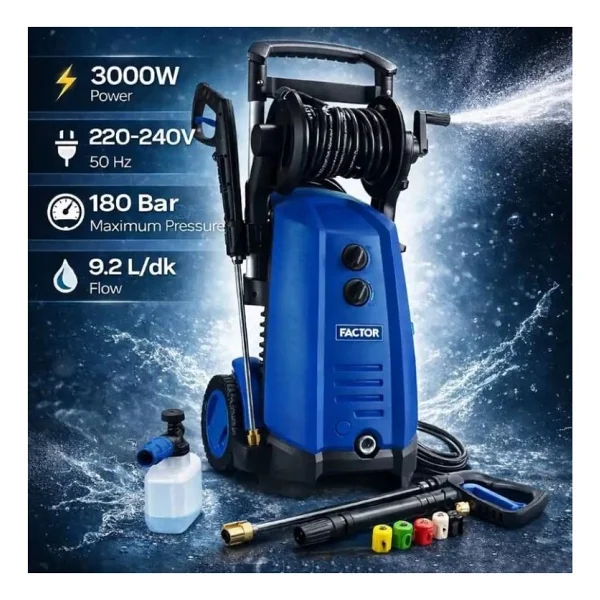 Factor Fcpw180d Basınçlı Yıkama Makinesi 180 Bar - Görsel 3