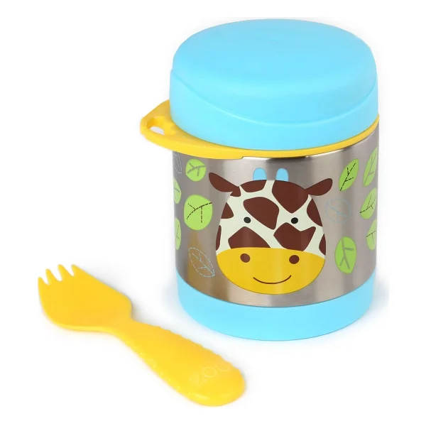 Skip Hop Zoo Zürafa Paslanmaz Çelik Termos 325 ml - Görsel 8