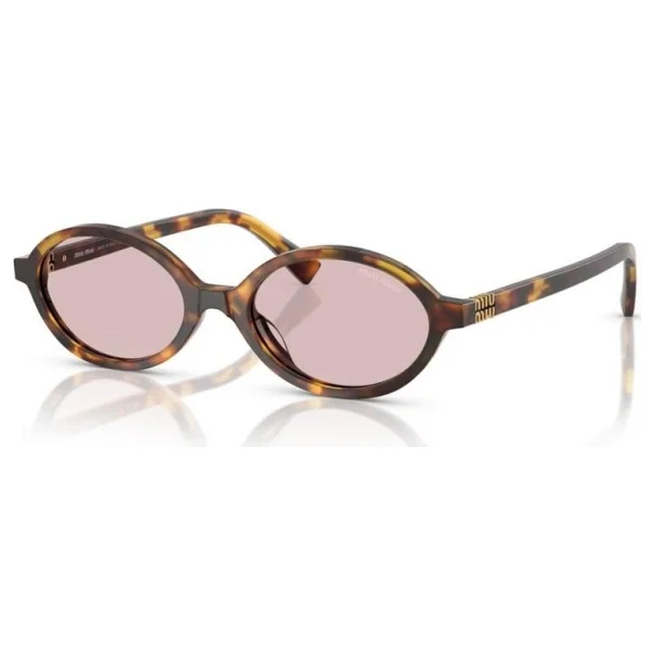 Miu Miu Regard 04zs 14l4ı0 Honey Havana-Pink Kadın Güneş Gözlüğü - Görsel 10