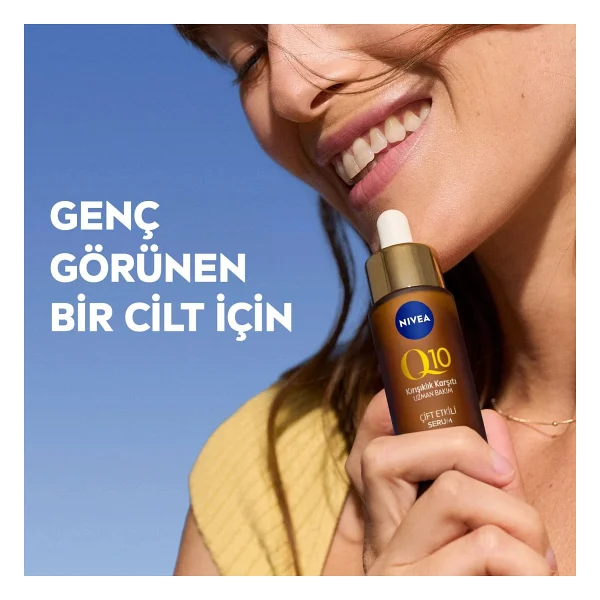 Nıvea Men Erkek Tıraş Jeli Deep Dimension 200ml Ve Q10 Kırışıklık Karşıtı Çift Etkili Cilt Serumu 30ml - Görsel 4