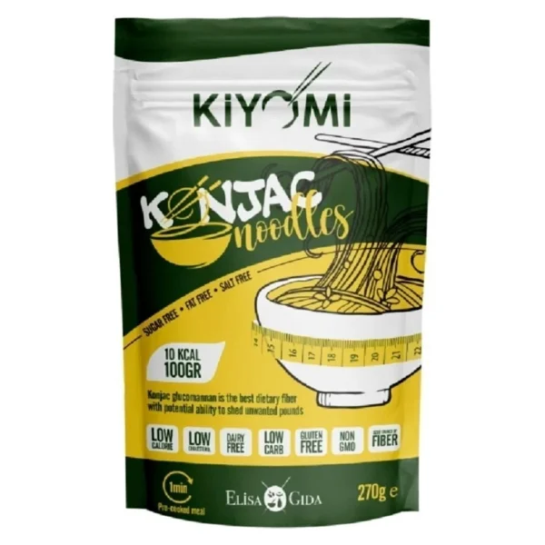 Kiyomi Shirataki Konjac 270 Gr 10'lu Paket Noodle - Görsel 4