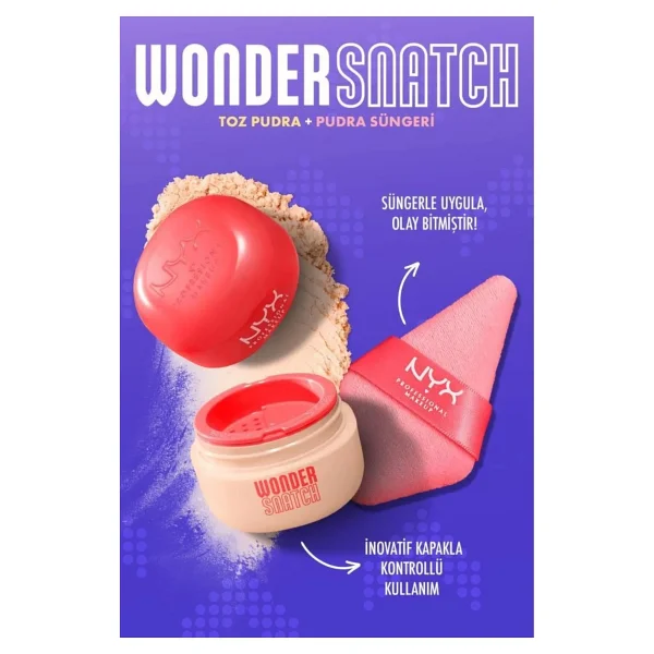 Nyx Professional Makeup Wonder Snatch 05 Banana Brat 6 Gr Sabitleyici Pudra - Görsel 7
