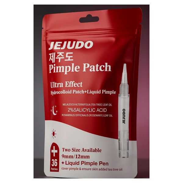 Jejudo Pimple Patch,Akne Bandı(9mm&12mm)+4,5 Ml Likit Pimple Pen,%100 Hidrokolloid,%2 Salisilik Asit - Görsel 10