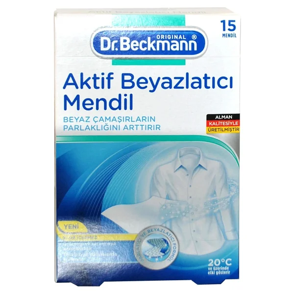 Dr. Beckmann 15'li Aktif Beyazlatıcı Mendil - Görsel 4