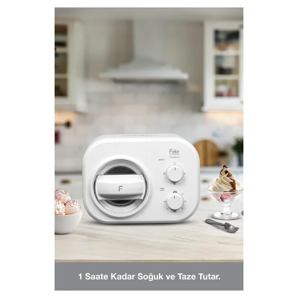 Fakir Premium Beyaz Dondurma Makinesi - Görsel 6