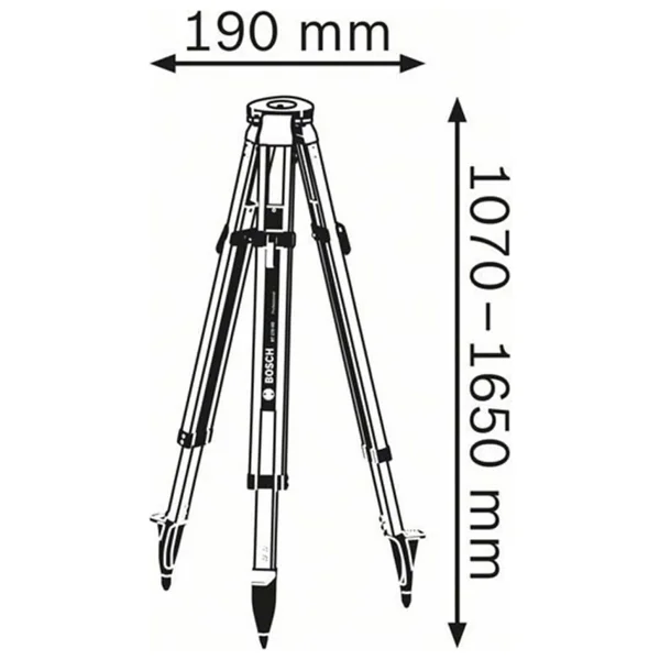 Bosch BT 170 HD Profesyonel Tripod - Görsel 10