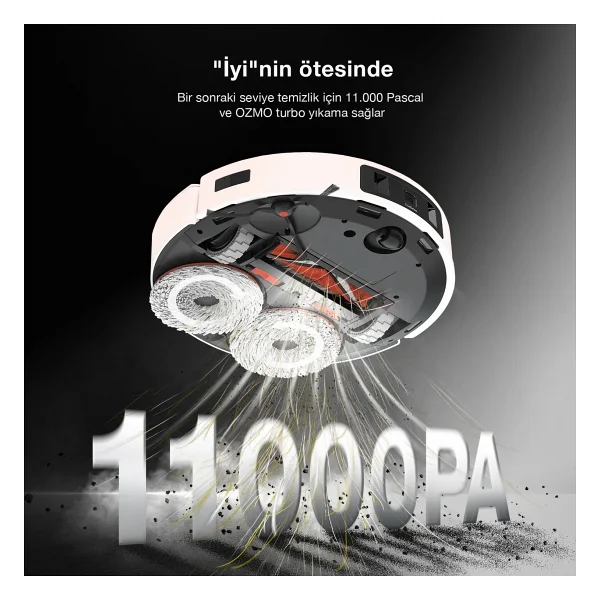 Ecovacs Deebot T30 Pro Omni Çöp İstasyonlu Akıllı Robot Süpürge - Görsel 6